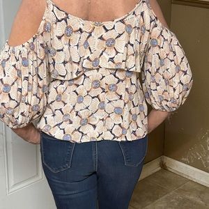 Off the shoulder with spaghetti straps